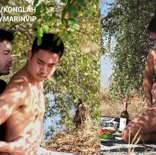 Kong Lah with another muscle stud, but ends up being the bottom bitch! I like to go somewhere warm when winter arrives. I hate cold weather.